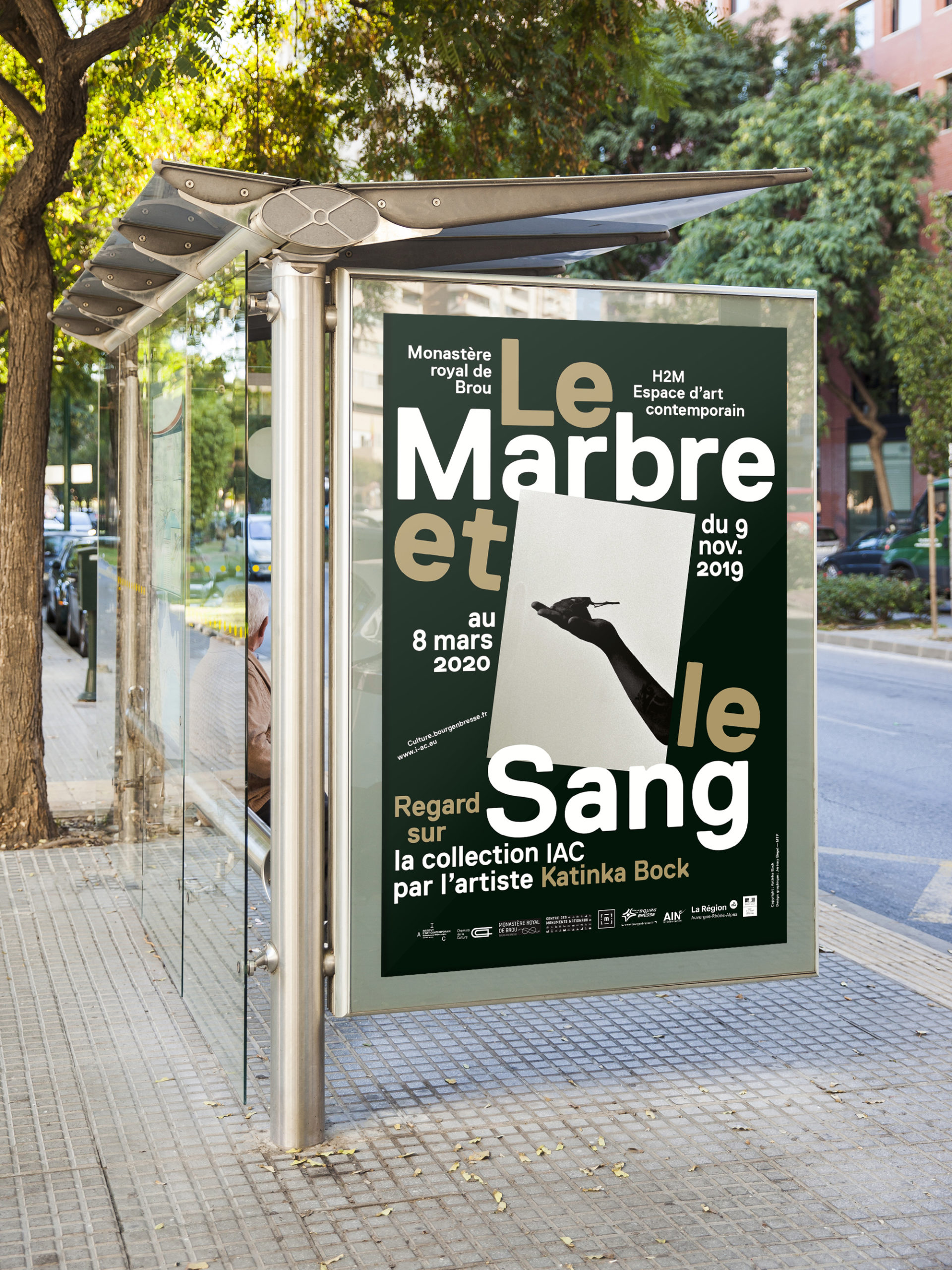 Affiche decaux marbre et le sang